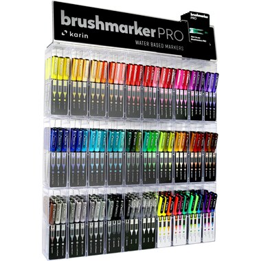 KARIN Brush Marker PRO 27C14 Display 360 Stück