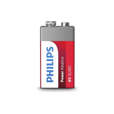 Philips Batterie Power Alkaline 9V E-Block , 1 Stück