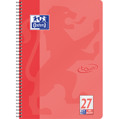 OXFORD Collegeblock Touch A4+ 400086493 ligné, 90g 80 flls.