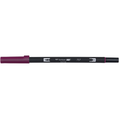 TOMBOW Dual Brush Pen ABT 757 bordeaux