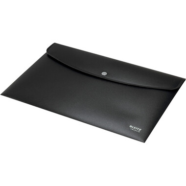 LEITZ Pochettes à élast. Recycle A4 4678-00-95 noir, PP