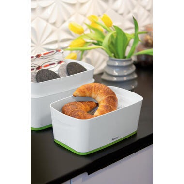 LEITZ MyBox S avec couvercle 5lt 5229-10-54 blanc/vert