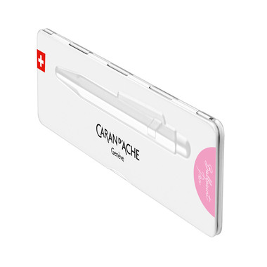 CARAN D'ACHE Stylo à bille 849 Colormat-X 849.591 rose, Slimpack