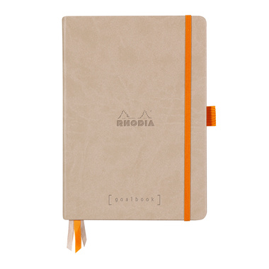 RHODIA Notizbuch Goalbook HC A5 118574C beige, dots 120 Blatt
