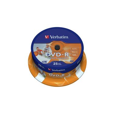 Verbatim DVD-R 4.7 GB, tour (25 Pièce/s)