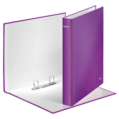 LEITZ Ringbuch WOW 4cm 42410062 2 Ringe violett A4+