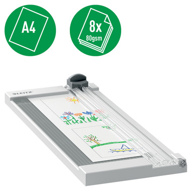 LEITZ Rollenschneidemaschine 9025-00-00 Precision Home A4 / 8 Blatt