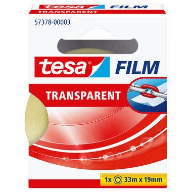 TESA tesafilm 19mmx33m 573780000 Refill transparent
