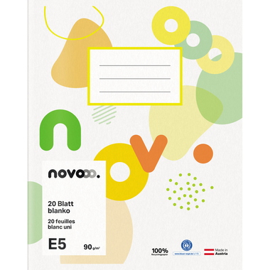 NOVOOO Quaderno E5 729765 bianco 90g