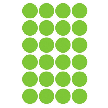 AVERY ZWECKFORM Marqueurs 18mm 3597 vert, amovibles 4 flls.