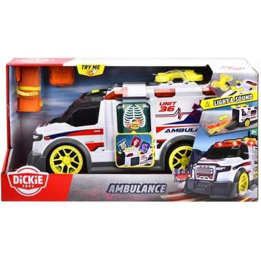 Dickie Toys Véhicule de secours Service ambulatoire