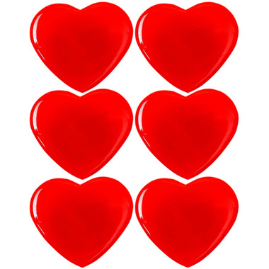 I AM CREATIVE Magnet Herz Let`s Organize 4035.49 rot, stark 6 Stück