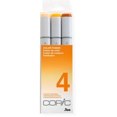 COPIC Marker Sketch 21075654 Set Color Fusion 4, 3 Stück