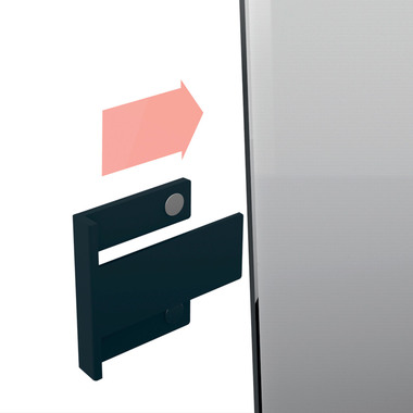 SIGEL Stiftehalt. Anthrazit GL800 75x37x35mm