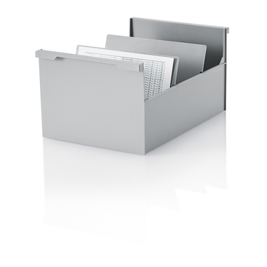 STYRO Karteikasten quer A5 30-532.85 grau