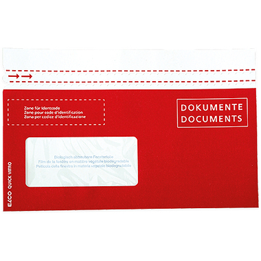 ELCO Borsa documenti Quick Vitro 29128.80 C5/6 rosso sinistra 250
