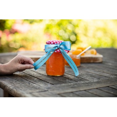 PTOUCH Nastro blu ch./oro TZE-RL54 Sistemi Tze 24mm