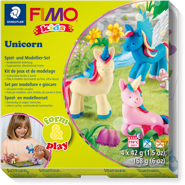 FIMO form&play 4x42g 803419LY Set Unicorn