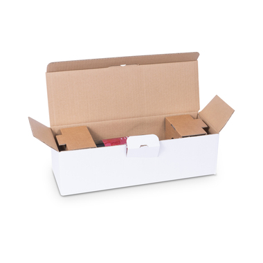 Flaschenversandverpackung für 1x 0.75l Flasche mit Flaschenhöhe 324mm & Ø85mm