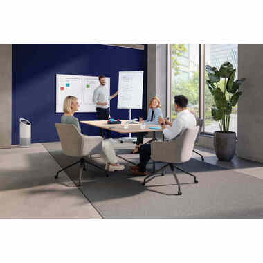 FRANKEN Flipchart X-tra!Line 68x105cm EL-FC22 hellgrau mit Seitenarmen