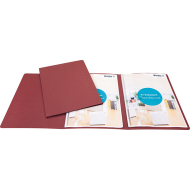BIELLA Bewerbungsmappe A4 4975847BIBU weinrot, 3-teilig