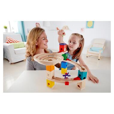 Hape Marble Run Quadrilla Super Spiral Castle & Final Sprint