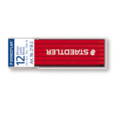 STAEDTLER Minen Lumocolor non-perm. 768N 218-2 rot 12 Stück