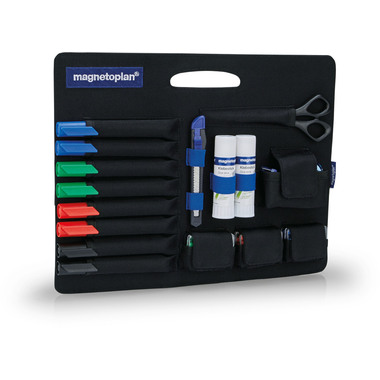 MAGNETOPLAN Moderatorentasche 39x35x12cm 11117 Messenger, inkl. Zubehör