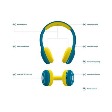 Tigermedia Tigerbuddies Kopfhörer blau