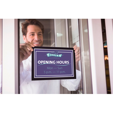 DURABLE Duraframe SUN A4 484101 haftend, schwarz 2 Stück