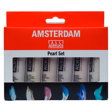 AMSTERDAM Standard Series Acryl Set 17820506 Pearl Töne 6x20ml