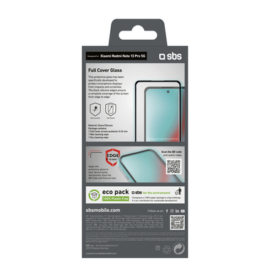 Film de protection en verre trempé pour Xiaomi Redmi Note 13 Pro 5G | SBS