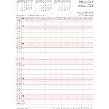 CHRONOPLAN Portafoglio planner 2026 50266Z.26 15 mesi A5