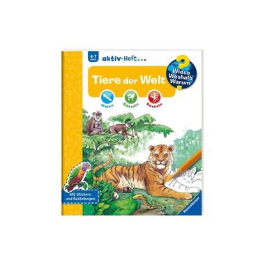 Ravensburger Livres pratiques pour enfants WWW Aktiv-Heft Tiere der Welt