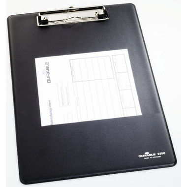 DURABLE Porte-bloc A4 235001 noir portraît