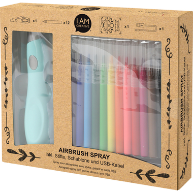 I AM CREATIVE Air Brush Set 4011.05 15 tlg. inkl. Stifte