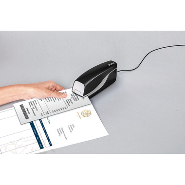 LEITZ Agrafeuse élect. NeXXt 5532 55320095 noir 10 feuilles