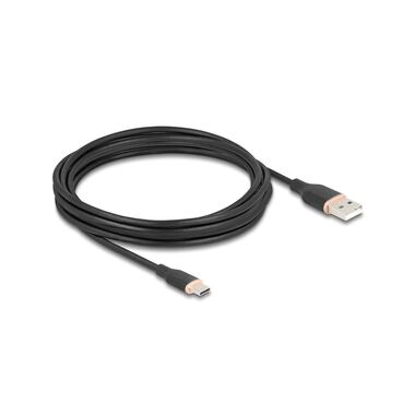 Delock USB 2.0-Kabel Silikon USB-A - USB-C 4 m