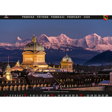 CALENDARIA Bildkalender 2026 9783036205656 Bern ML 40x31cm