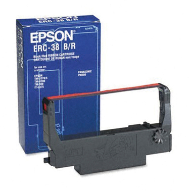 EPSON Farbband Nylon schwarz/rot S015376 Epson ERC 38, 1020169 1,5mio.Z