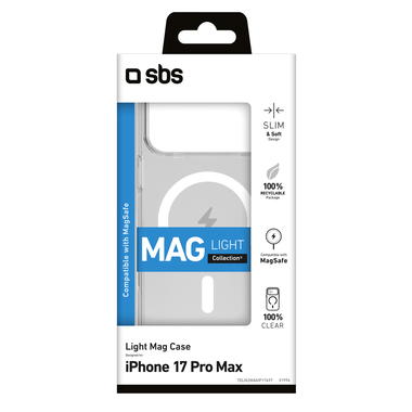 Slim transparent cover for iPhone 17 Pro Max | SBS