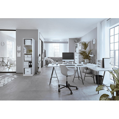 LEITZ Forbice titano WOW 5319-20-95 bianco/nero 20.5cm