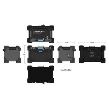 Perfectpro Radio DAB+ ROCKHART Noir