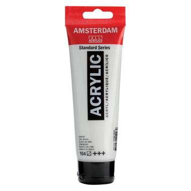 AMSTERDAM Acrylfarbe 120ml 17091042 zinkweiss 104