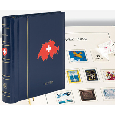 SF printed form album PERFECT DP, Switzerland 2000-2019, blue