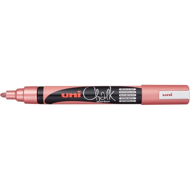 UNI-BALL Chalk Marker 1.8-2.5mm PWE-5M METALLIC RED Metallic rot
