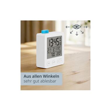 Sveglia digitale bianca