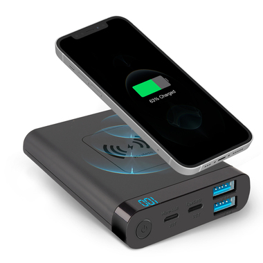Batterie Externe sans fil 10 Watts à recharge rapide