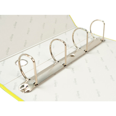 BIELLA Livre prés. Dinor-Quatro 7cm 12644720U jaune, 4-anneaux A4