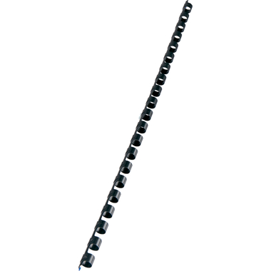 GBC Baguettes de reliure 8mm A4 4028174 noir, 21 anneaux 100 pcs.